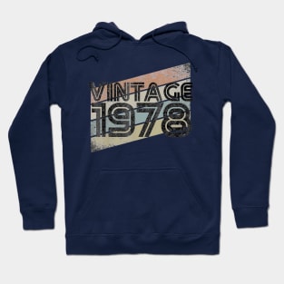 Vintage 1978 Retro 42th Gift 42 Yrs Years Old Hoodie